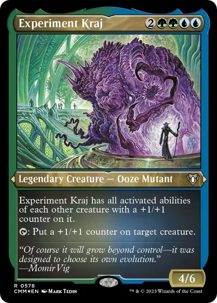 Experiment Kraj (Foil Etched) (578) (Commander Masters)