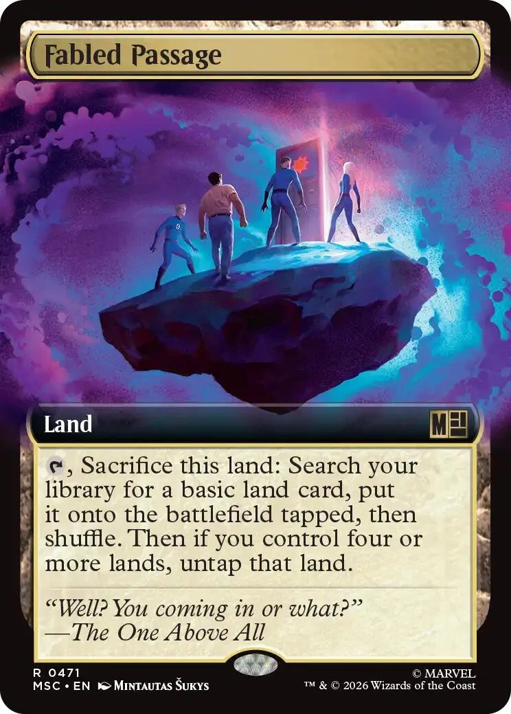 Fabled Passage (Extended Art) (471) (Commander: Marvel Super Heroes)