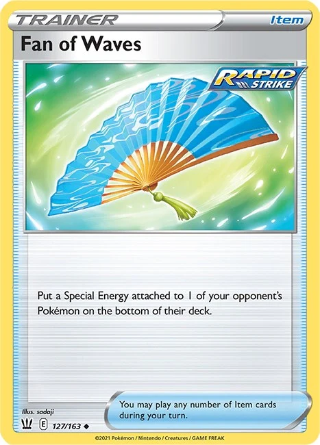 Fan of Waves (127/163) (SWSH05: Battle Styles)
