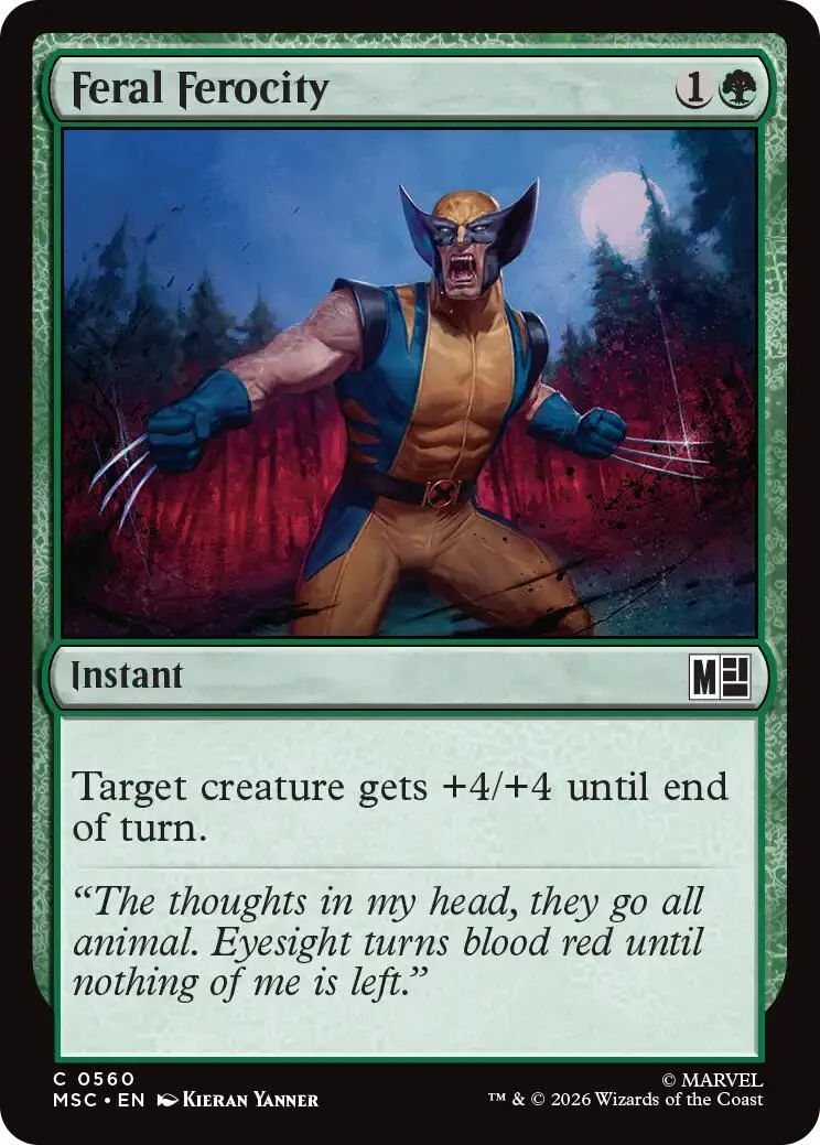 Feral Ferocity (560) (Commander: Marvel Super Heroes)