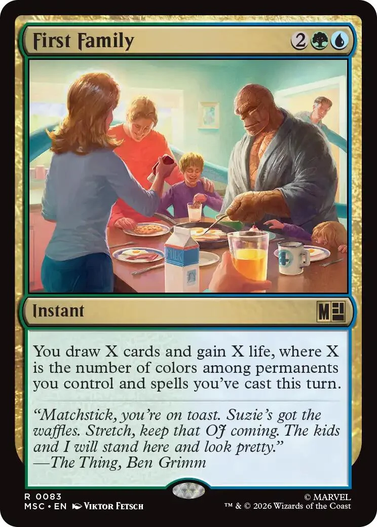 First Family (83) (Commander: Marvel Super Heroes)