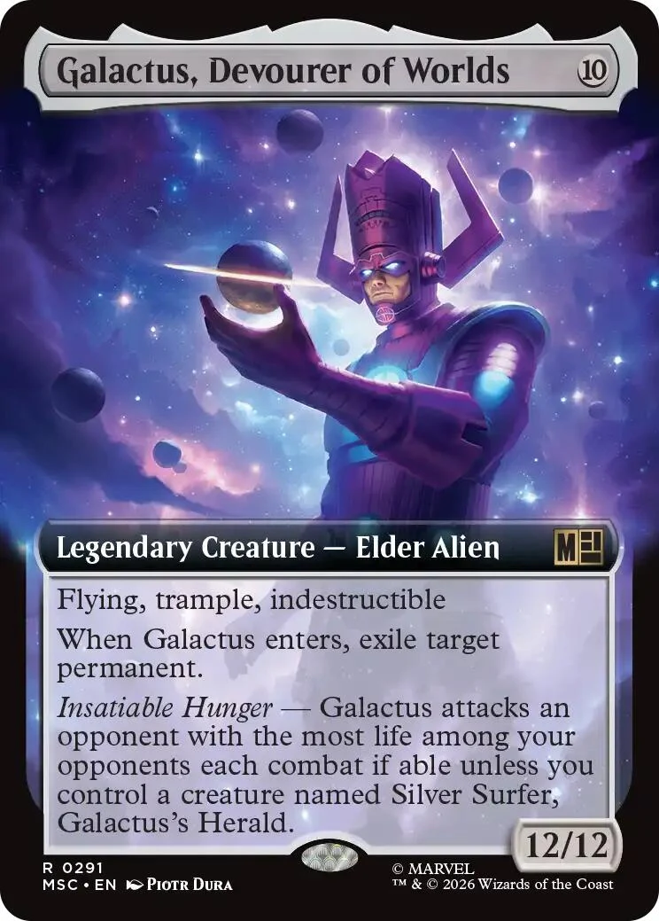 Galactus, Devourer of Worlds (Extended Art) (291) (Commander: Marvel Super Heroes)