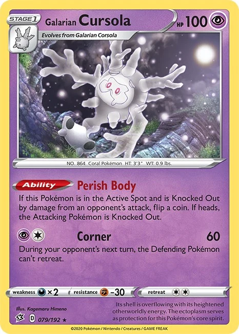 Galarian Cursola (079/192) (SWSH02: Rebel Clash)