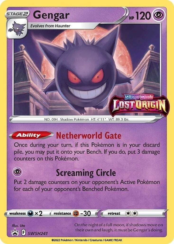 Gengar - SWSH241 (Prerelease) (SWSH241) (SWSH: Sword & Shield Promo Cards)