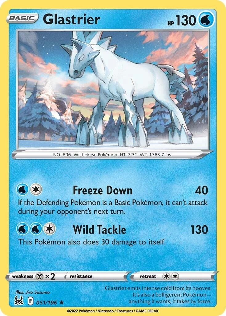Glastrier (051/196) (SWSH11: Lost Origin)
