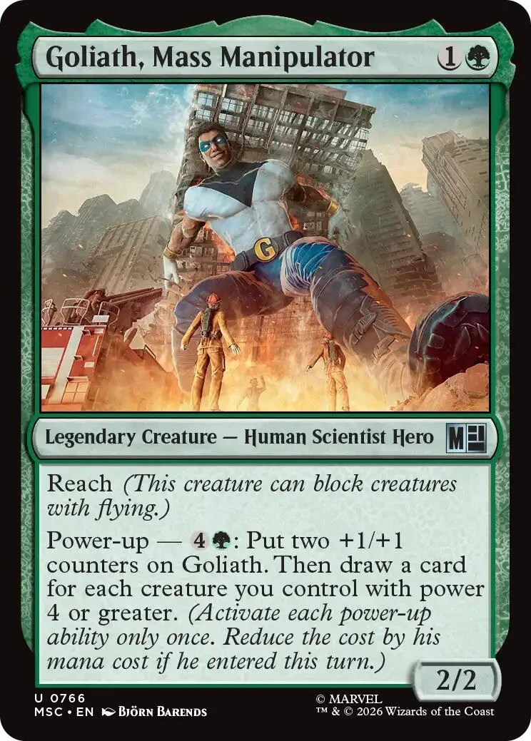 Goliath, Mass Manipulator (766) (Commander: Marvel Super Heroes)