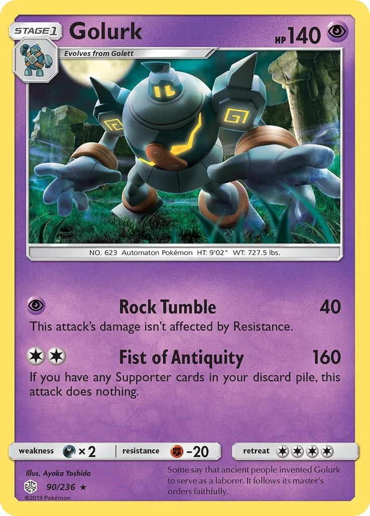 Golurk (90/236) (SM - Cosmic Eclipse)