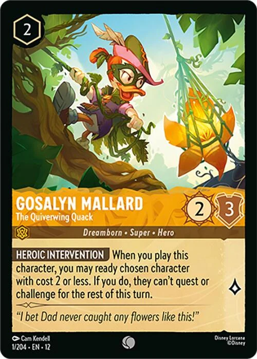 Gosalyn Mallard - The Quiverwing Quack (1/204) (Wilds Unknown)