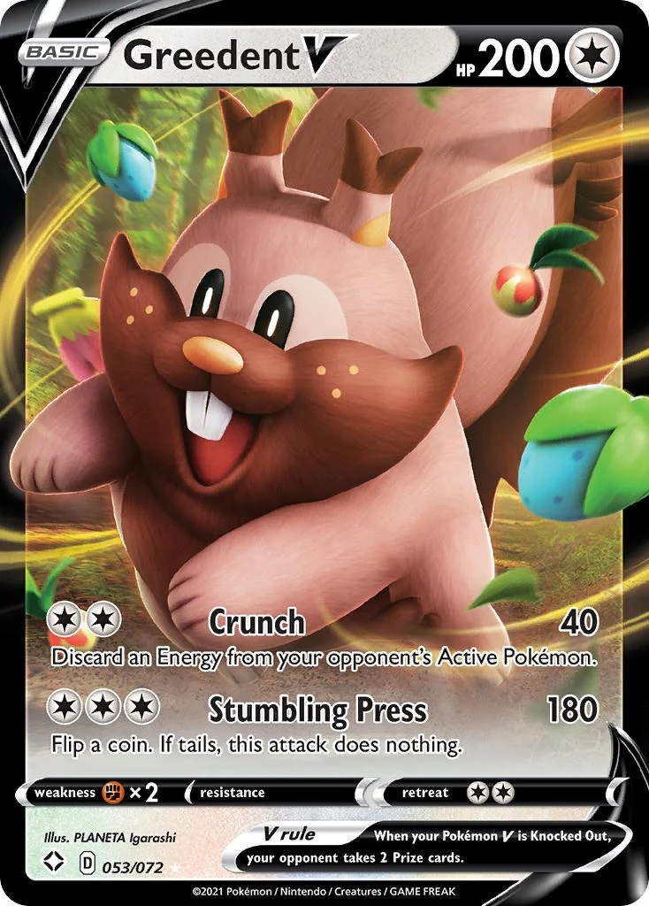 Greedent V (053/072) (Shining Fates)