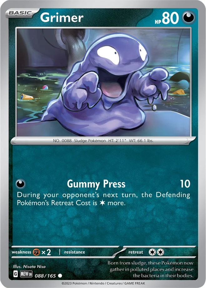 Grimer (088/165) (SV: Scarlet & Violet 151)
