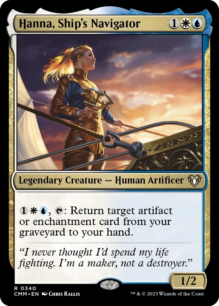 Hanna, Ship's Navigator (340) (Commander Masters)