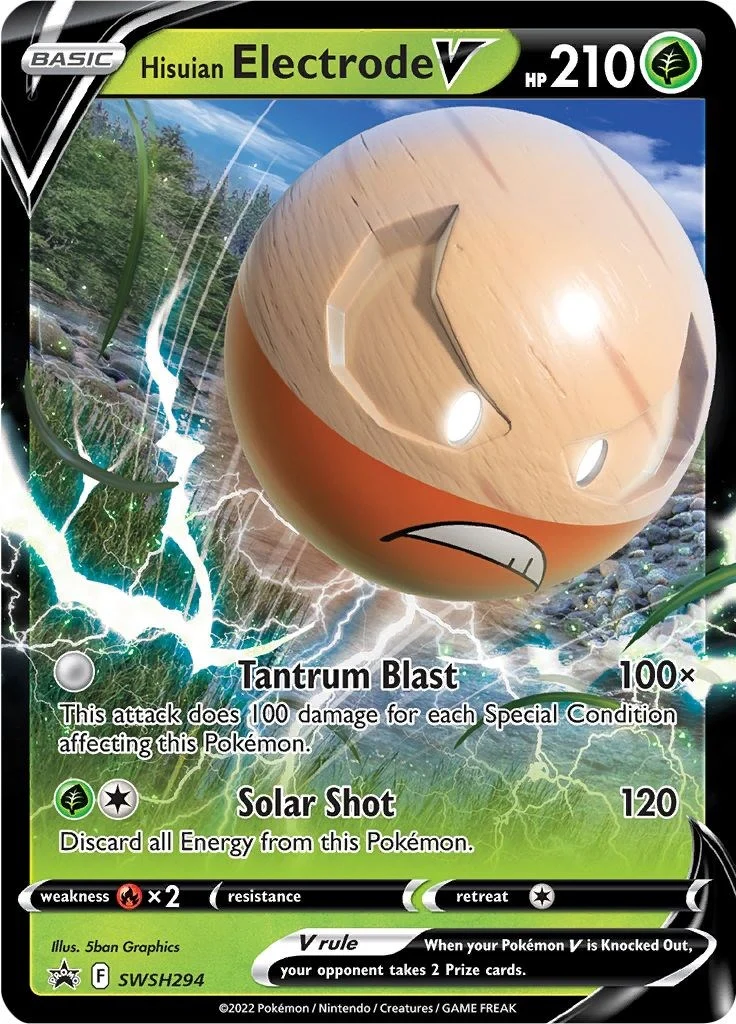Hisuian Electrode V - SWSH294 (SWSH294) (SWSH: Sword & Shield Promo Cards)