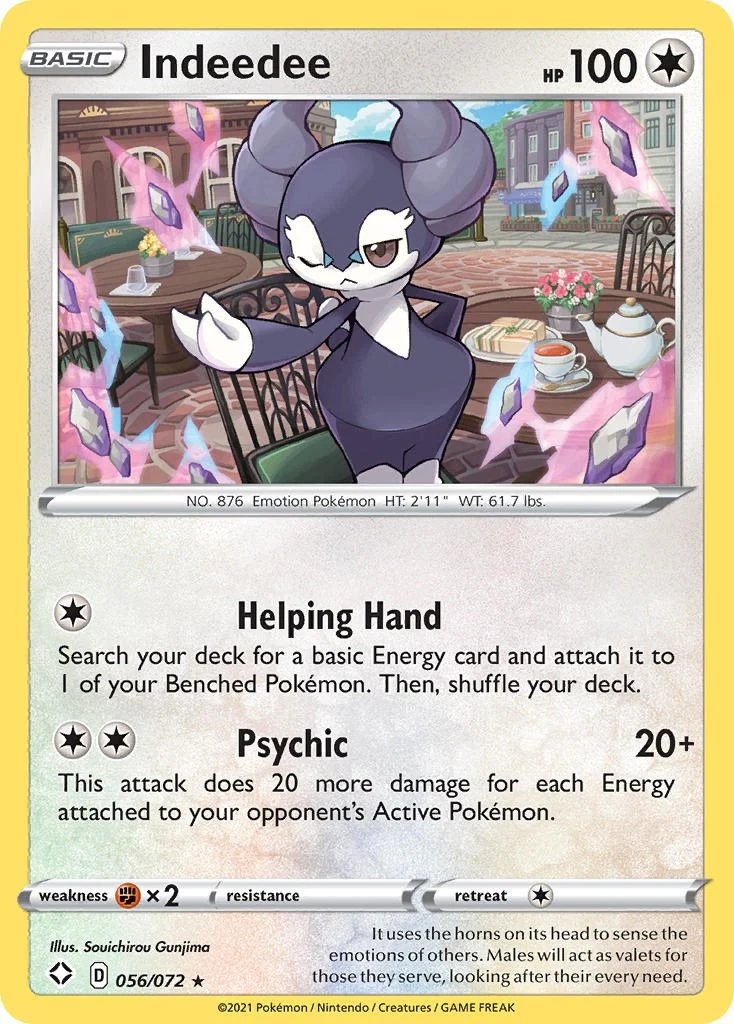 Indeedee (056/072) (Shining Fates)