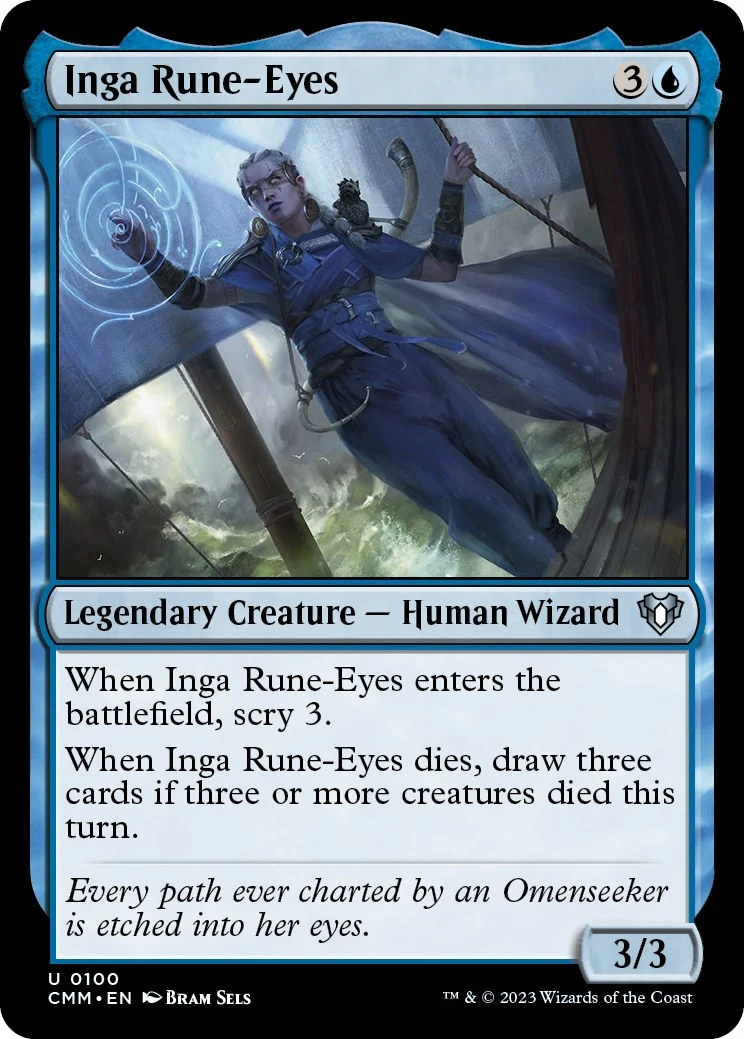 Inga Rune-Eyes (100) (Commander Masters)