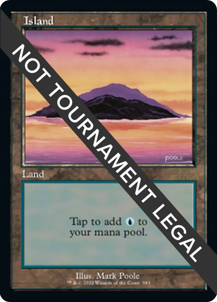 Island (583) (Retro Frame) (583)