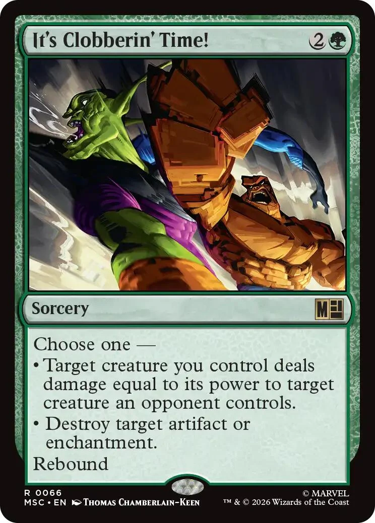 It's Clobberin' Time! (66) (Commander: Marvel Super Heroes)