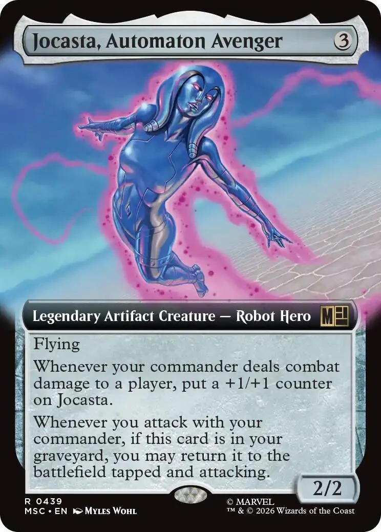 Jocasta, Automaton Avenger (Extended Art) (439) (Commander: Marvel Super Heroes)