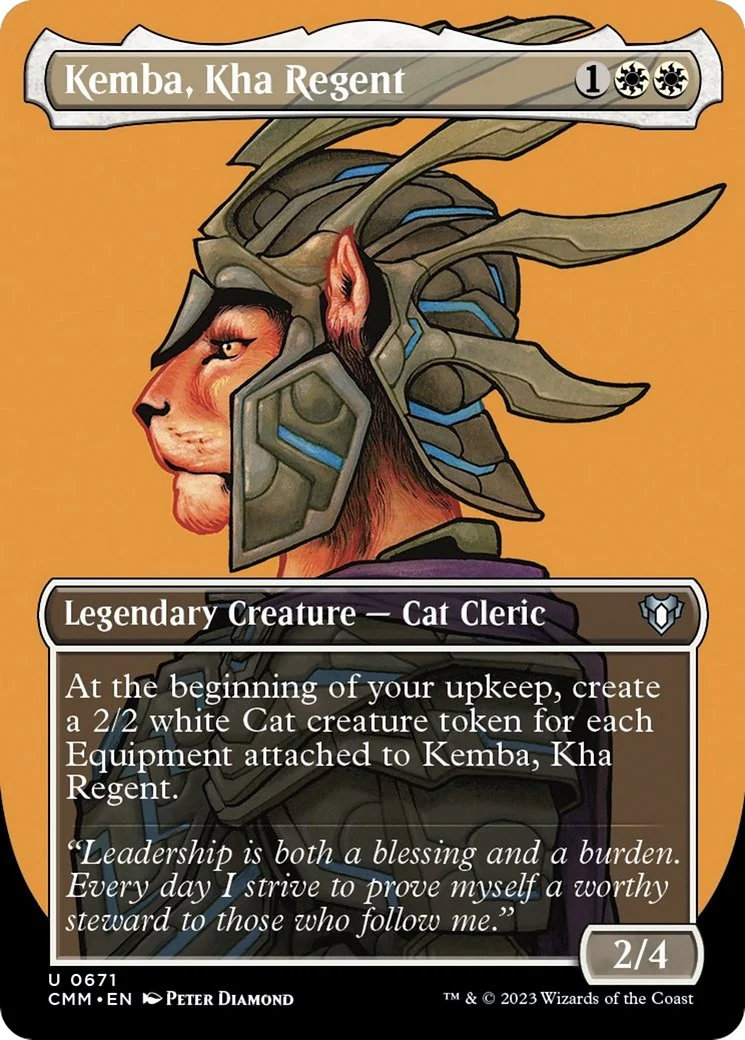 Kemba, Kha Regent (Borderless) (671) (Commander Masters)