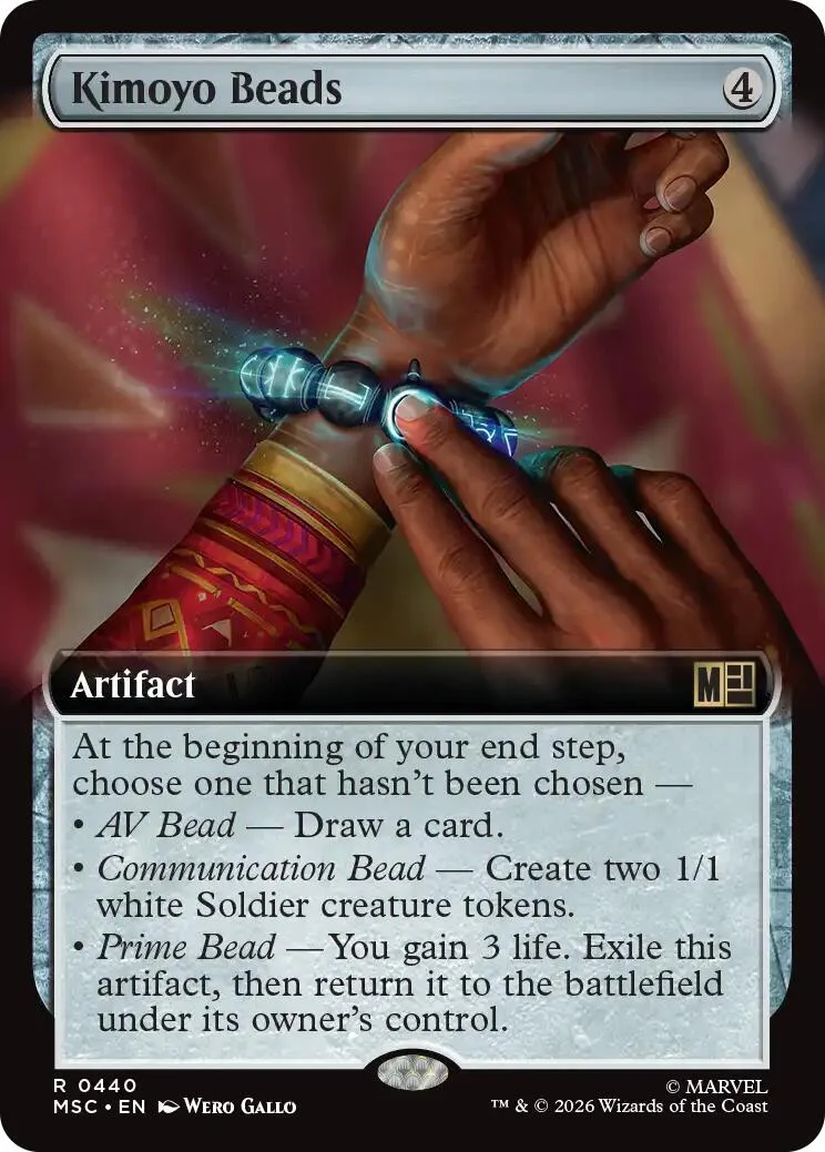 Kimoyo Beads (Extended Art) (440) (Commander: Marvel Super Heroes)
