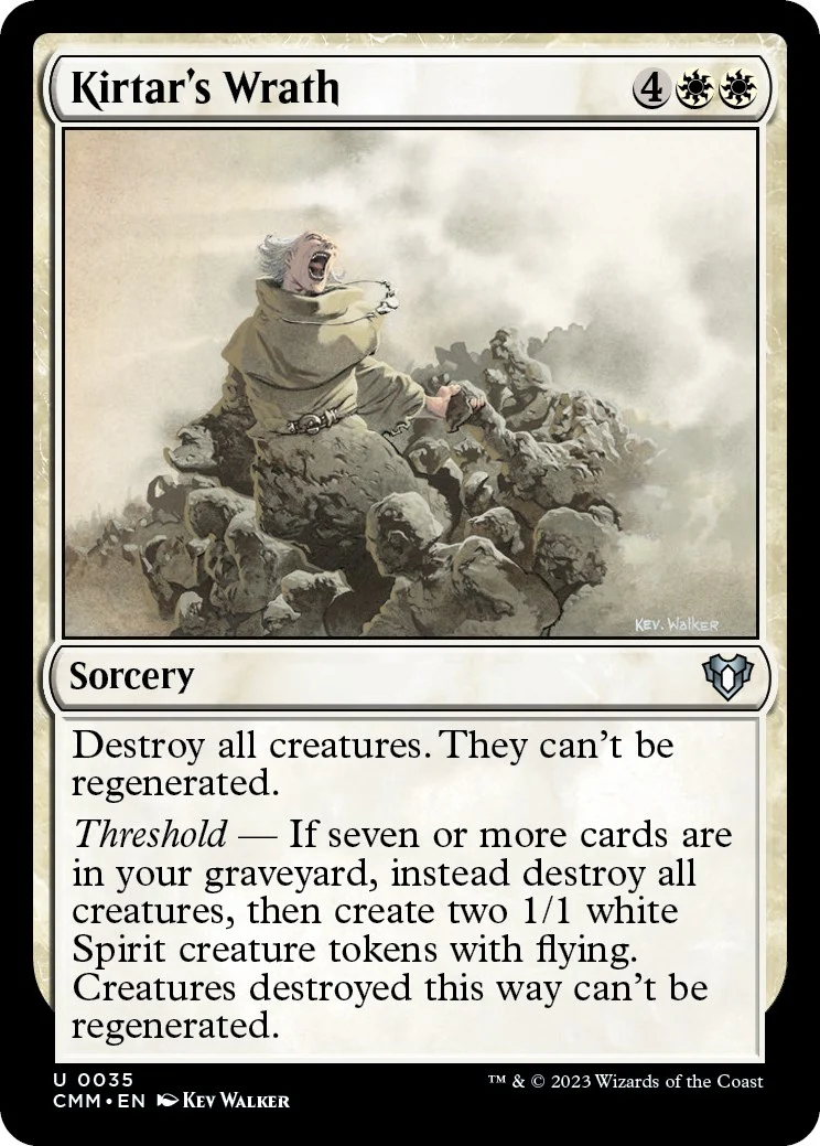 Kirtar's Wrath (35) (Commander Masters)