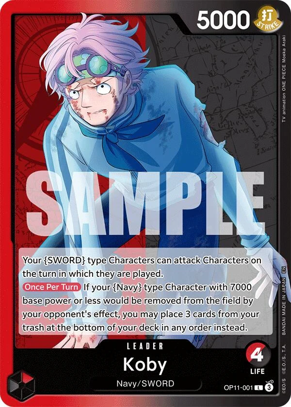 Koby (001) (OP11-001) (A Fist of Divine Speed)