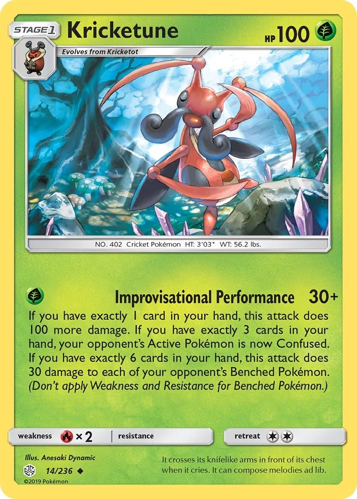 Kricketune (14/236) (SM - Cosmic Eclipse)