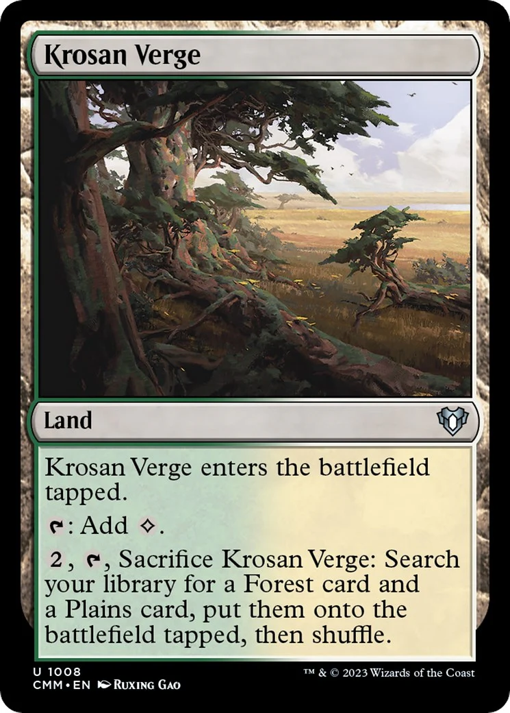 Krosan Verge (1008) (Commander Masters)