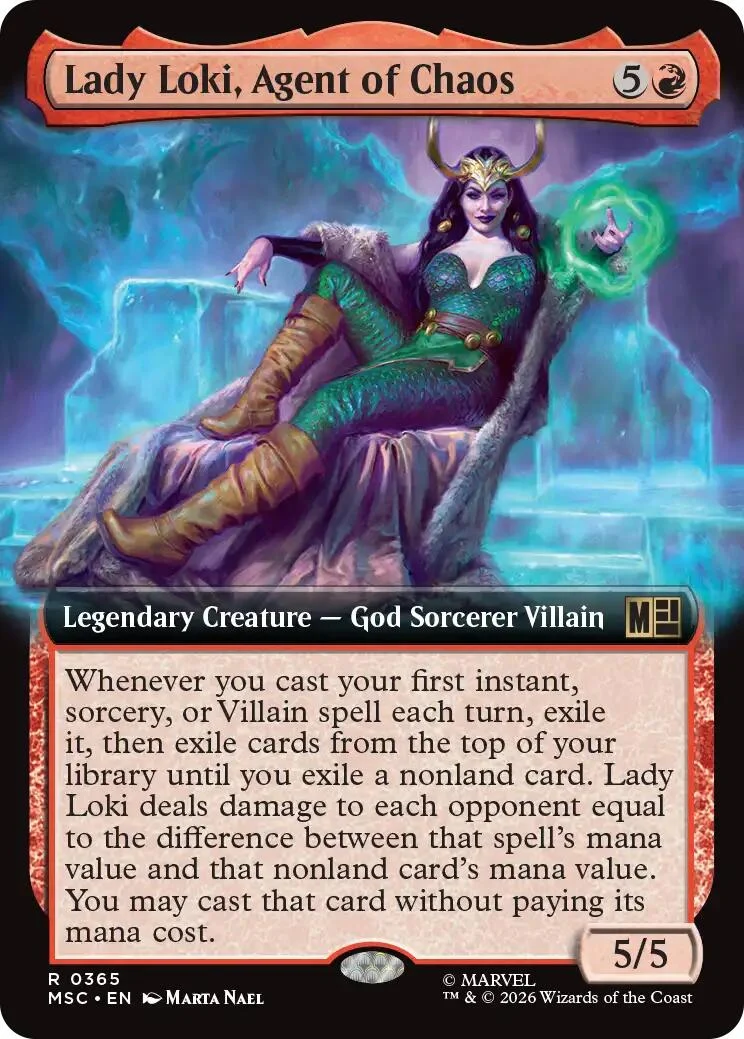 Lady Loki, Agent of Chaos (Extended Art) (365) (Commander: Marvel Super Heroes)