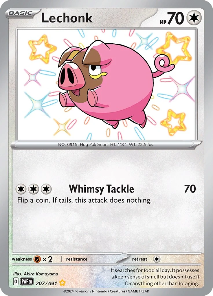 Lechonk (207/091) (SV: Paldean Fates)
