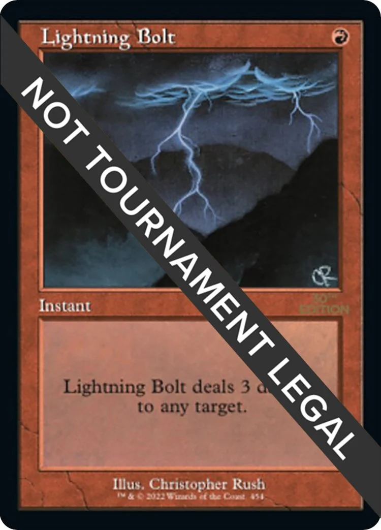Lightning Bolt (Retro Frame) (454)