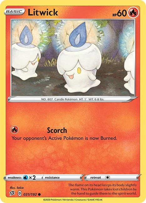 Litwick (031/192) (SWSH02: Rebel Clash)