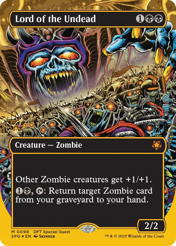 Lord of the Undead (Borderless) (First-Place Foil) (98) (Special Guests)