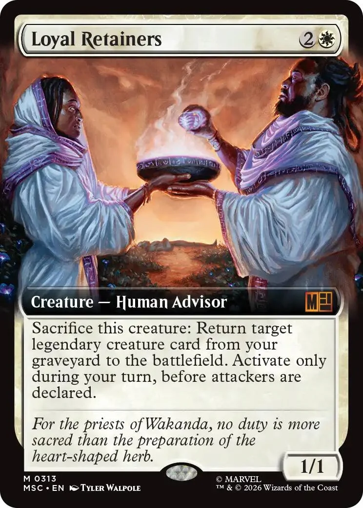 Loyal Retainers (Extended Art) (313) (Commander: Marvel Super Heroes)