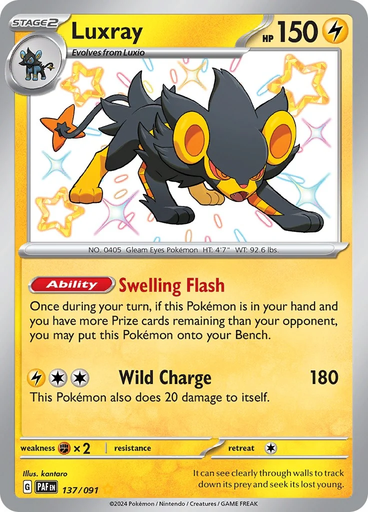 Luxray (137/091) (SV: Paldean Fates)
