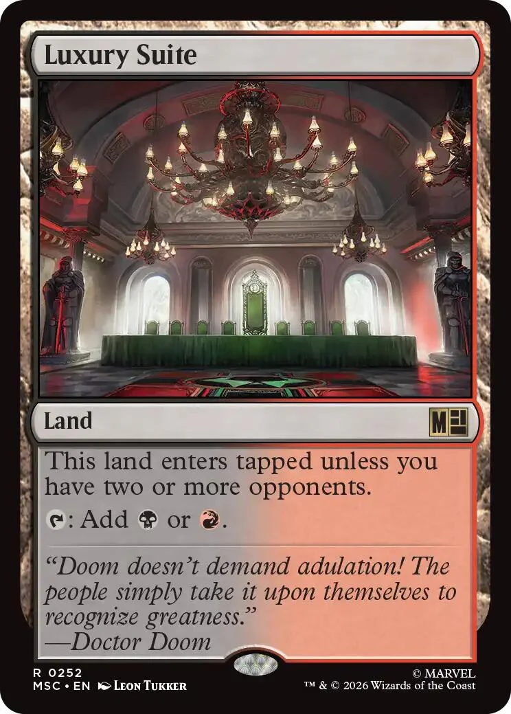 Luxury Suite (Surge Foil) (252) (Commander: Marvel Super Heroes)