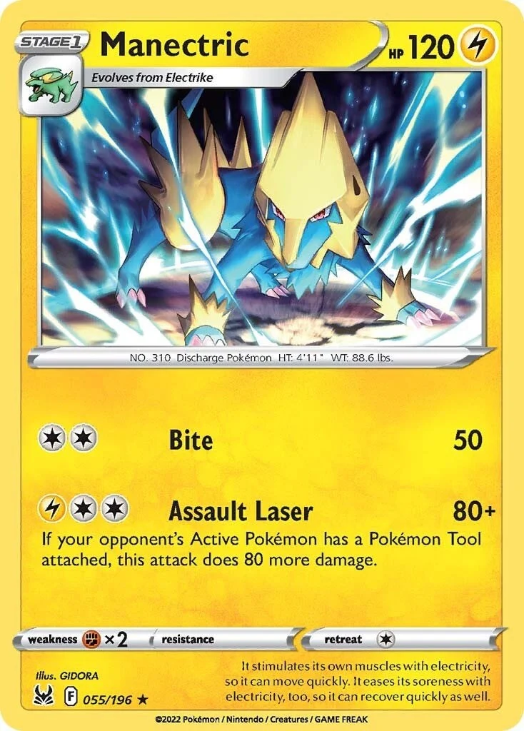 Manectric (055/196) (SWSH11: Lost Origin)