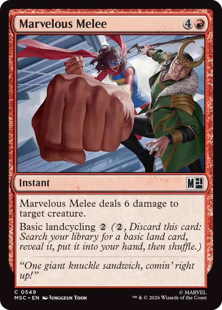 Marvelous Melee (549) (Commander: Marvel Super Heroes)