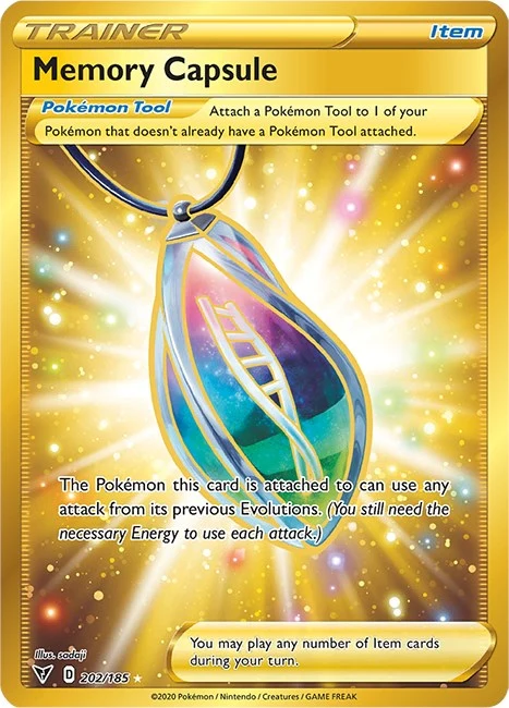 Memory Capsule (Secret) (202/185) (SWSH04: Vivid Voltage)