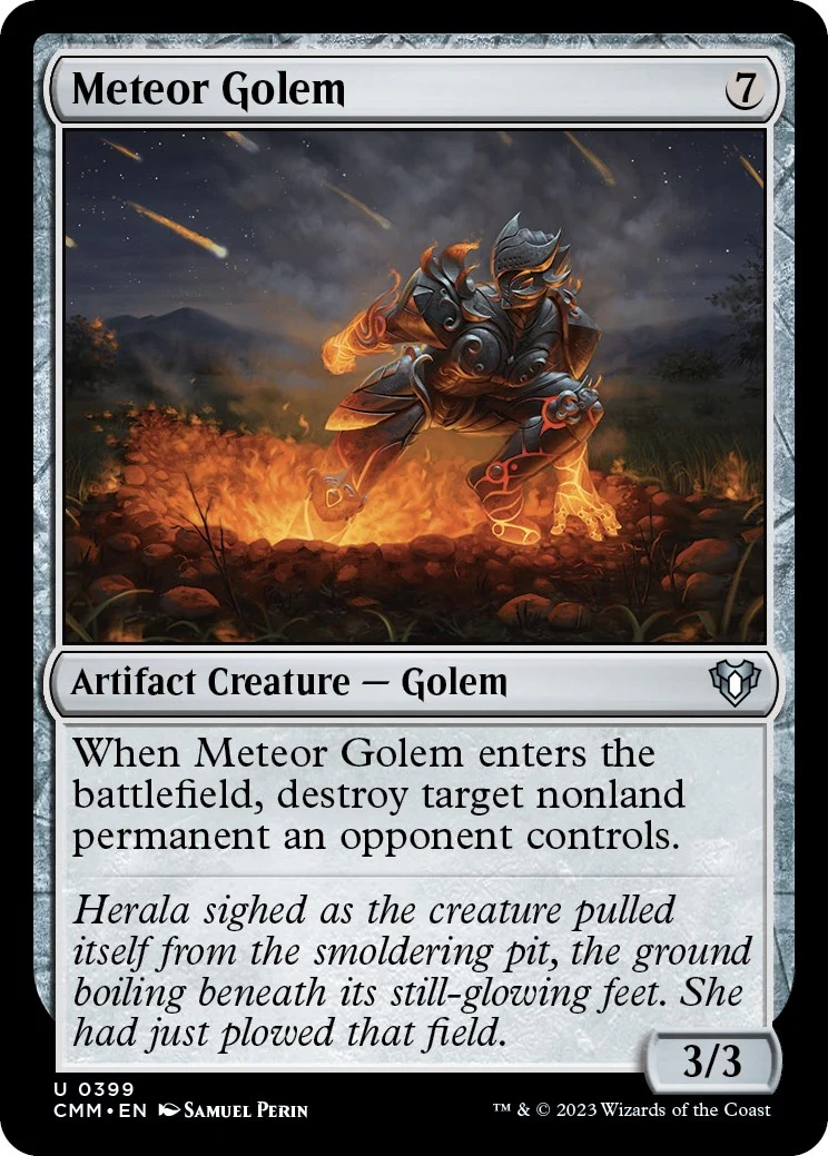 Meteor Golem (399) (Commander Masters)