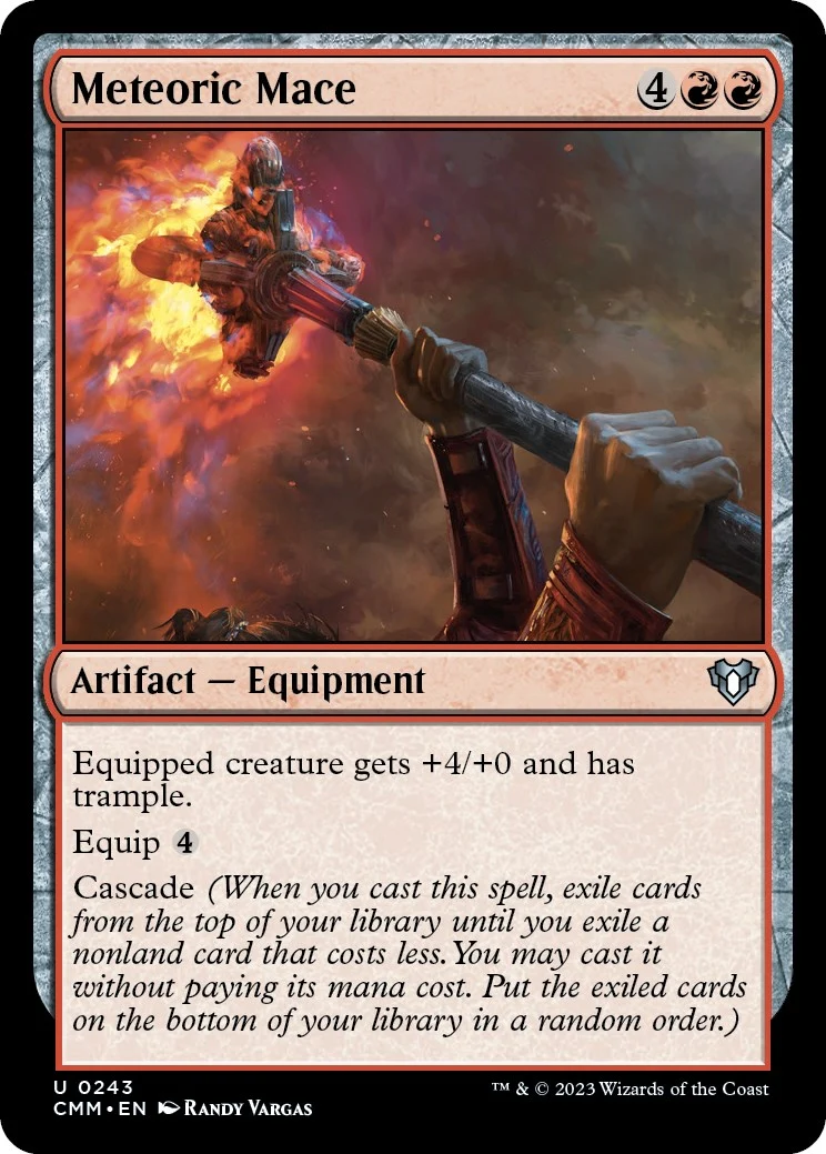 Meteoric Mace (243) (Commander Masters)