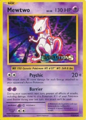 Mewtwo (XY Evolutions Prerelease) (51/108) (XY Promos)