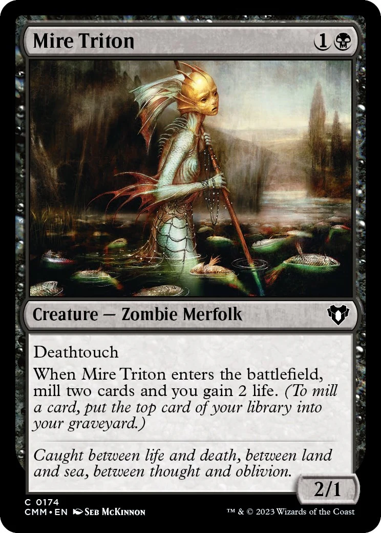 Mire Triton (174) (Commander Masters)