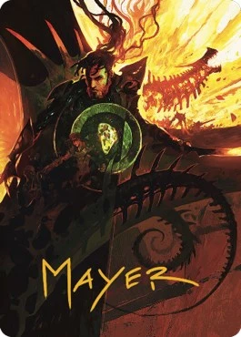 Mishra's Command Art Card (Gold-Stamped Signature) (33)