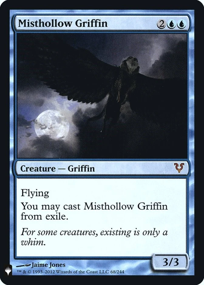 Misthollow Griffin (68) (The List Reprints)