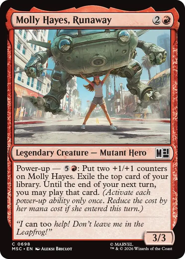 Molly Hayes, Runaway (698) (Commander: Marvel Super Heroes)