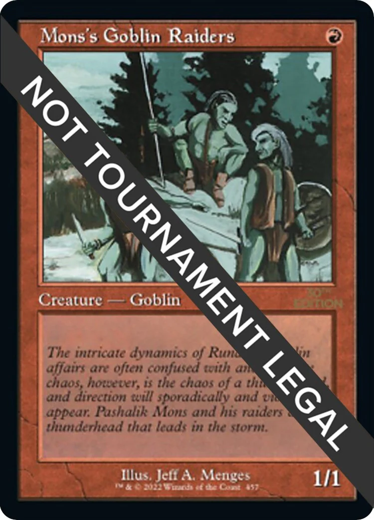 Mons's Goblin Raiders (Retro Frame) (457)