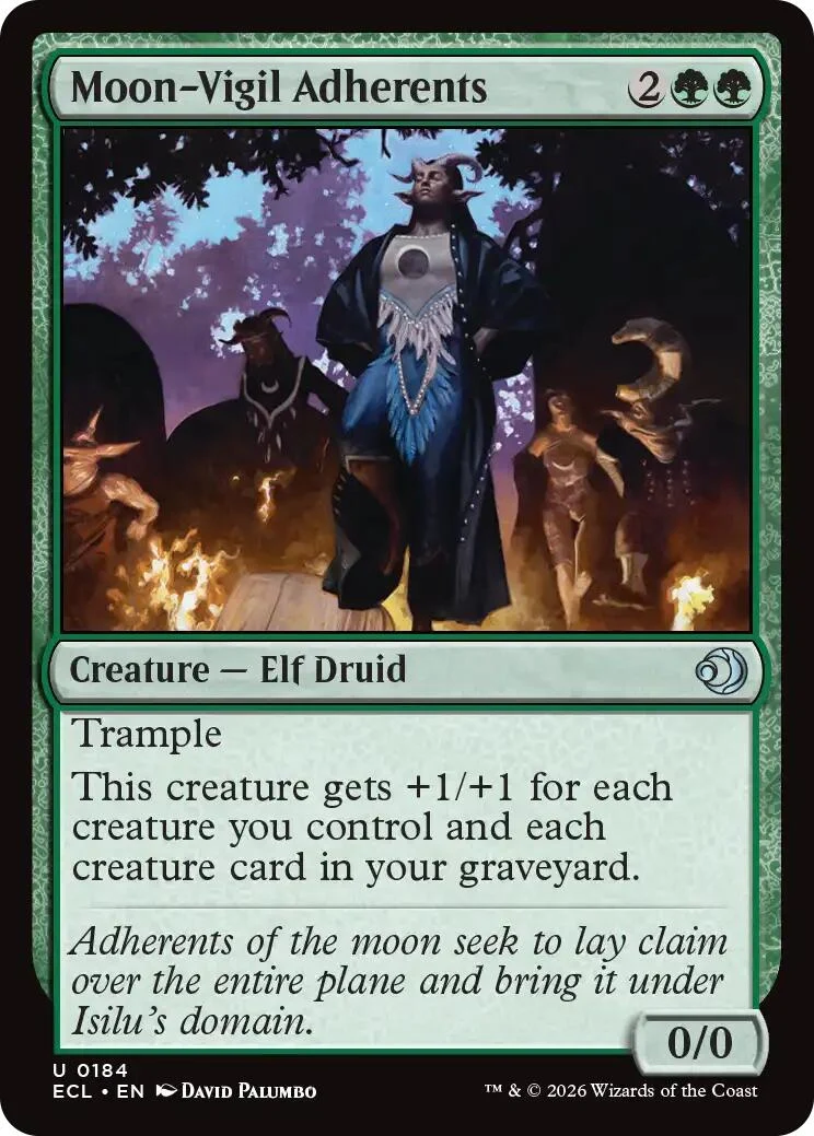 Moon-Vigil Adherents (184) (Lorwyn Eclipsed)