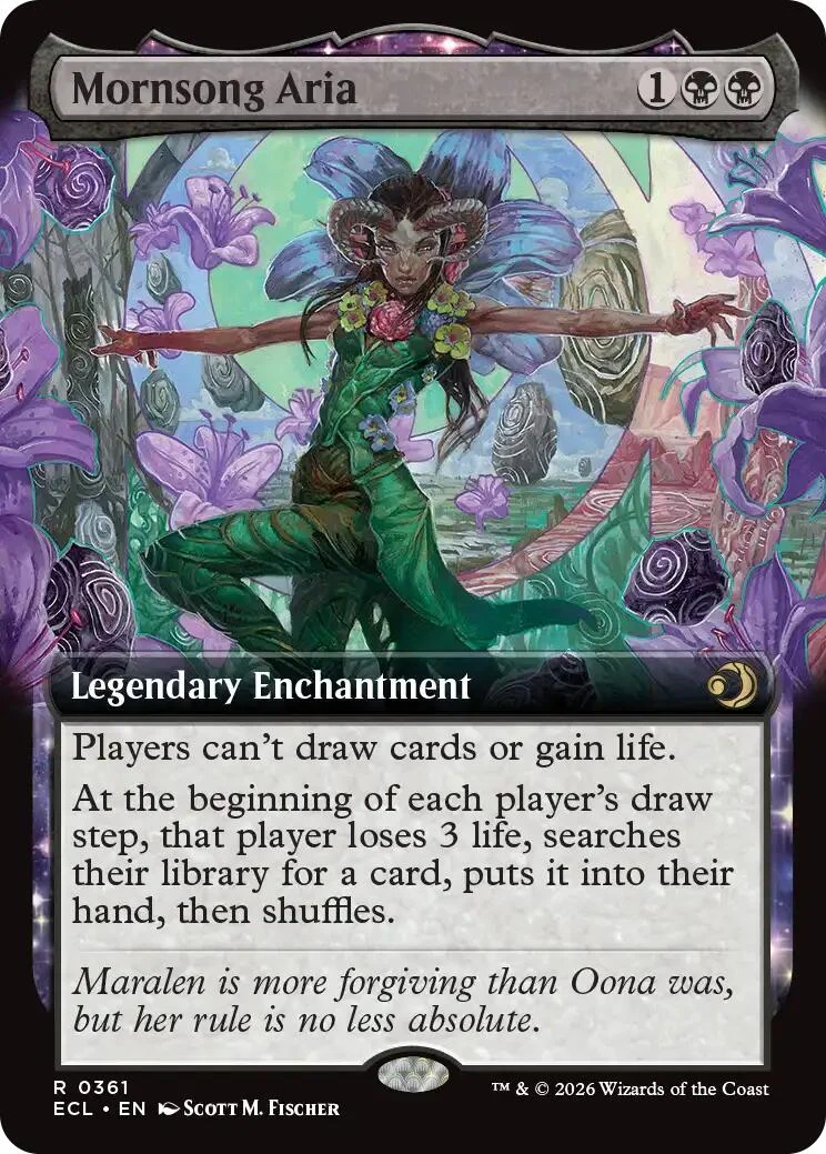 Mornsong Aria (Extended Art) (361) (Lorwyn Eclipsed)