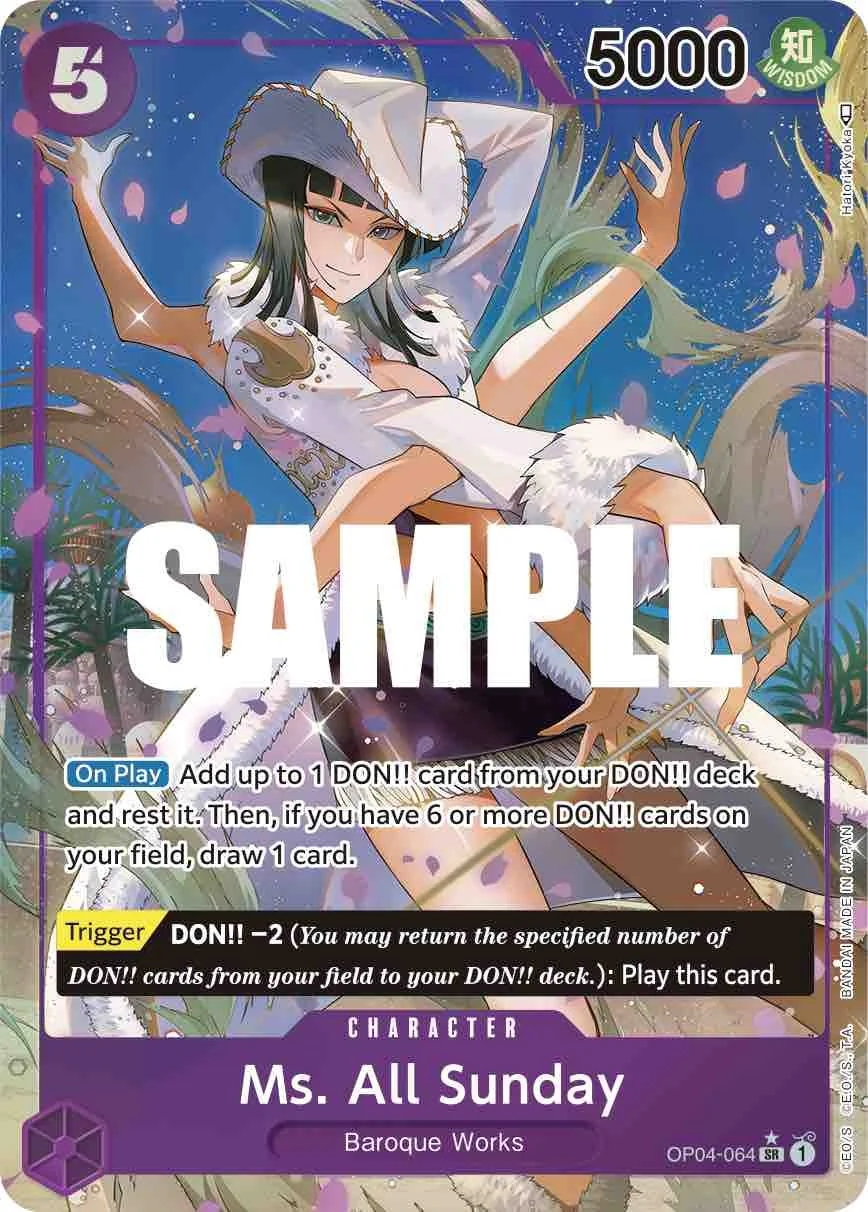Ms. All Sunday (Alternate Art) (OP04-064) (Kingdoms of Intrigue)