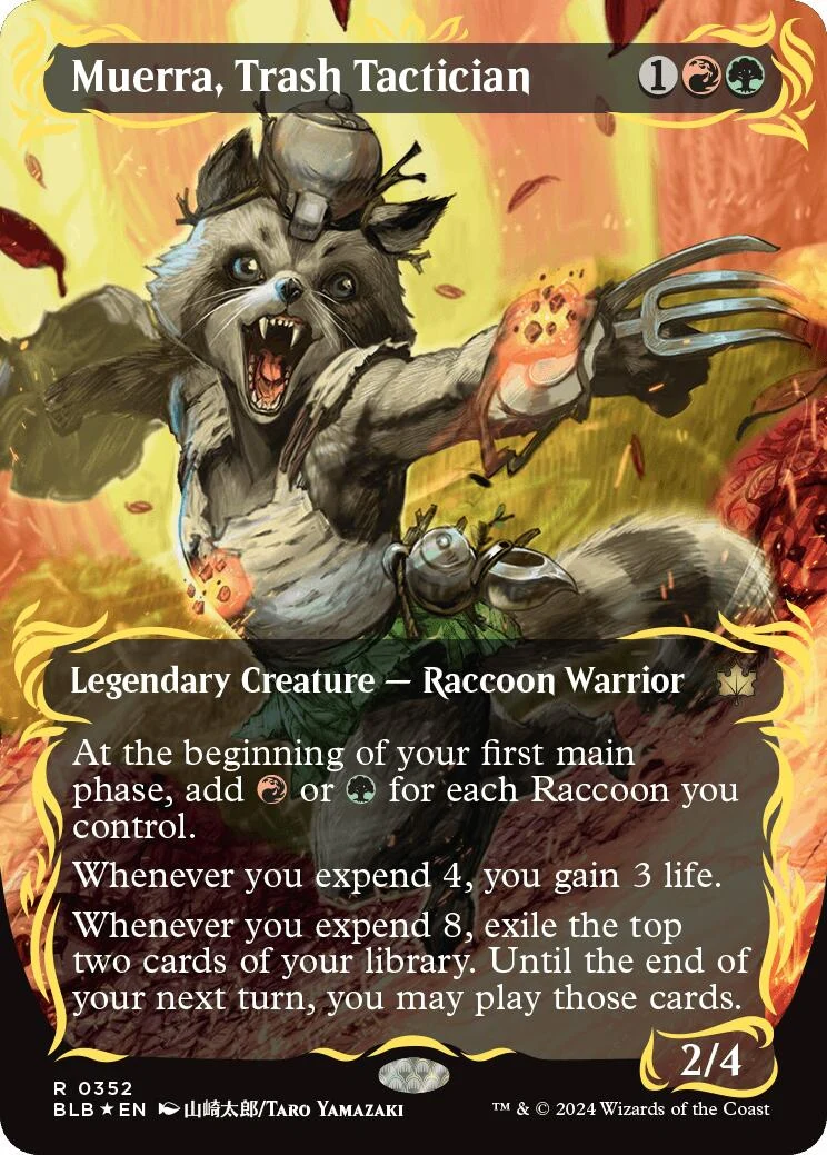 Muerra, Trash Tactician (Borderless) (Raised Foil) (352)